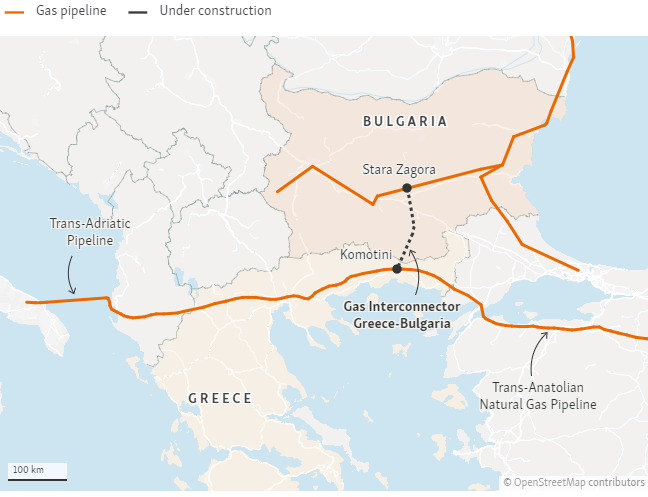 bulgaria gas pipeline