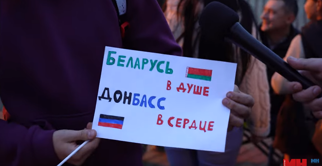 Kindertekening Belarus en Donbas