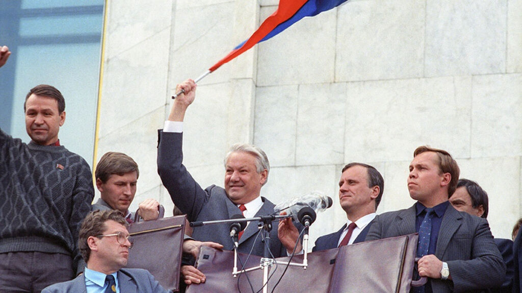 Boris Yeltsin 22 August 1991 1