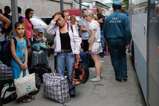 oekraiense vluchtelingenrusland