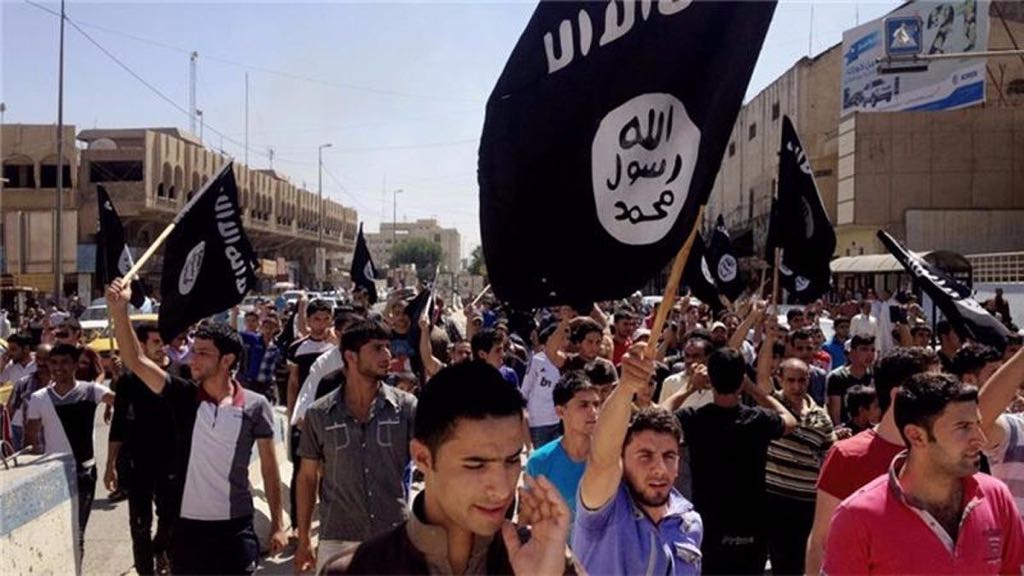 IS aanhangers in Mosul