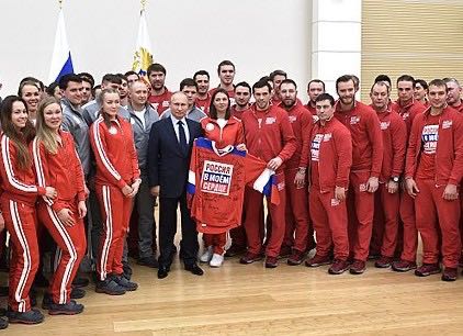 800px Vladimir Putin meets with Russian sportsmen participants of the XXIII Olympic winter games 11