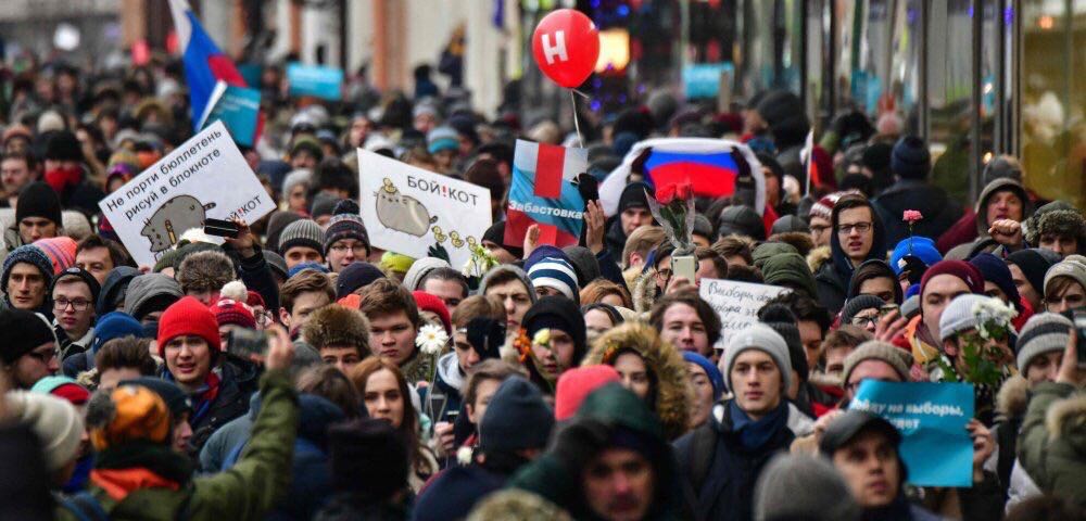 navalny boycot verkiezingen 28 jan 2018