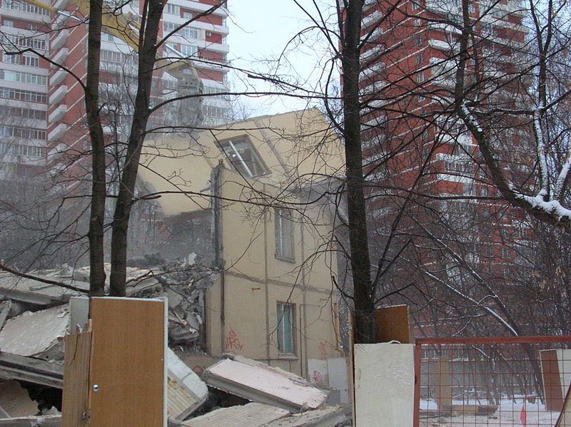 Chroesjtsjovki vernield in Moskou