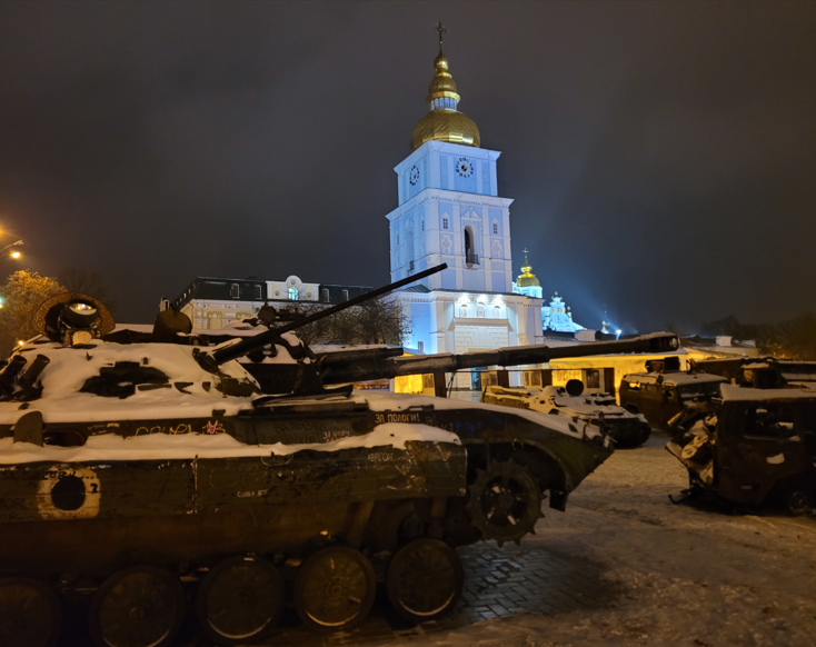 Kyiv Russische tanks