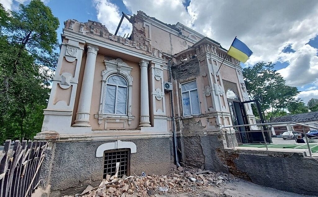 Orikhiv city council after Russian shelling 2022 05 21 01