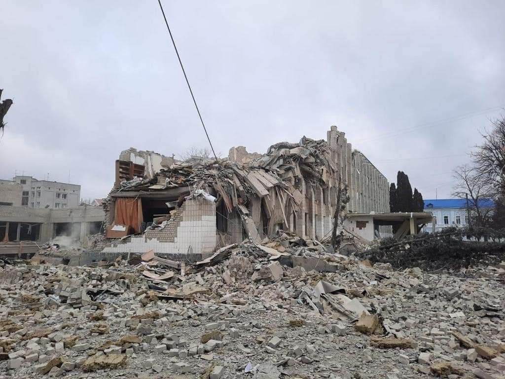 oekraine school in zjitomir gebombardeerd