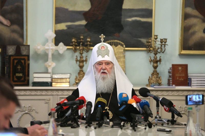 kiev patriarch filaret over tomos