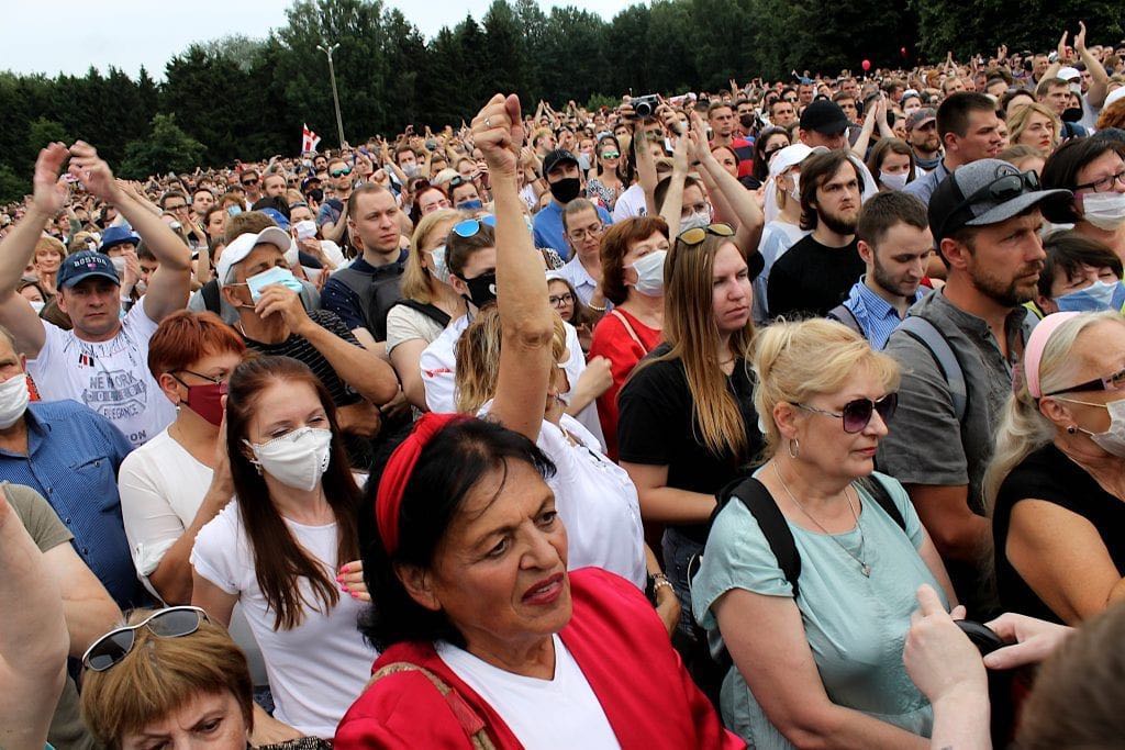belarus rally in minsk 19 juli 2020