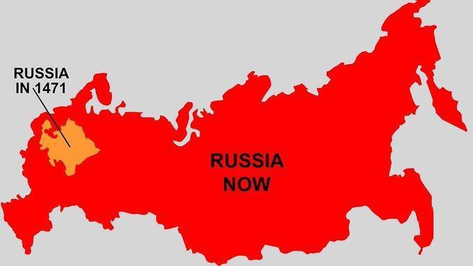 rusland historische kaart