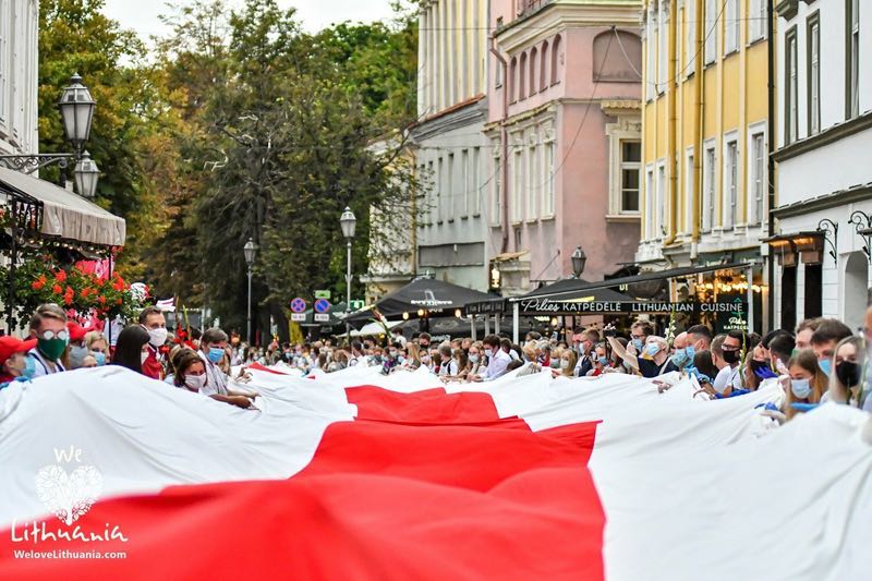 vilnius belarus 3 2020 freedom day